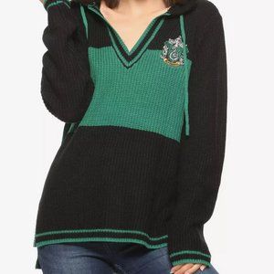 Harry Potter Slytherin Girls Hooded Sweater Size 19